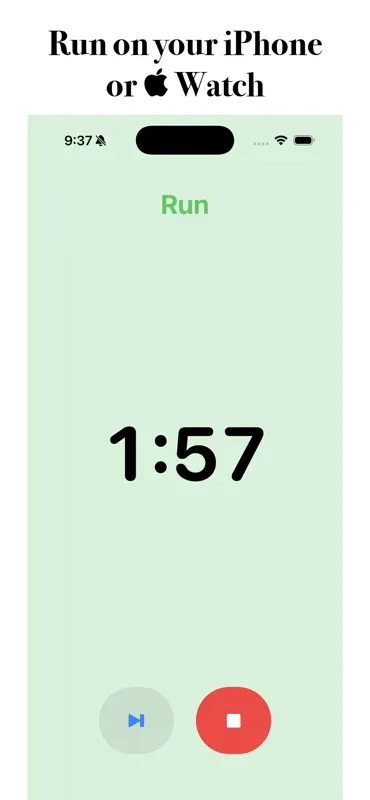 RunWalkTimer screenshot 2 of 7