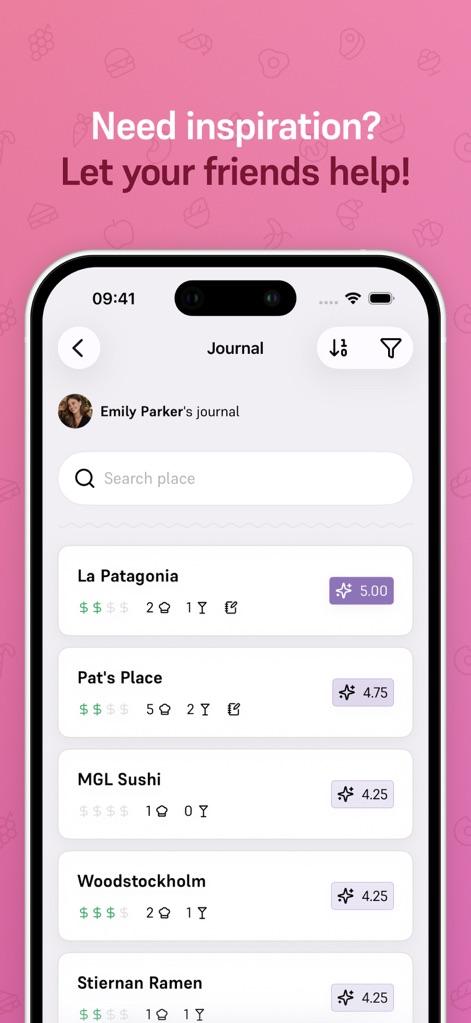 Moodle: Restaurant Journal - Food & Drink App | MWM