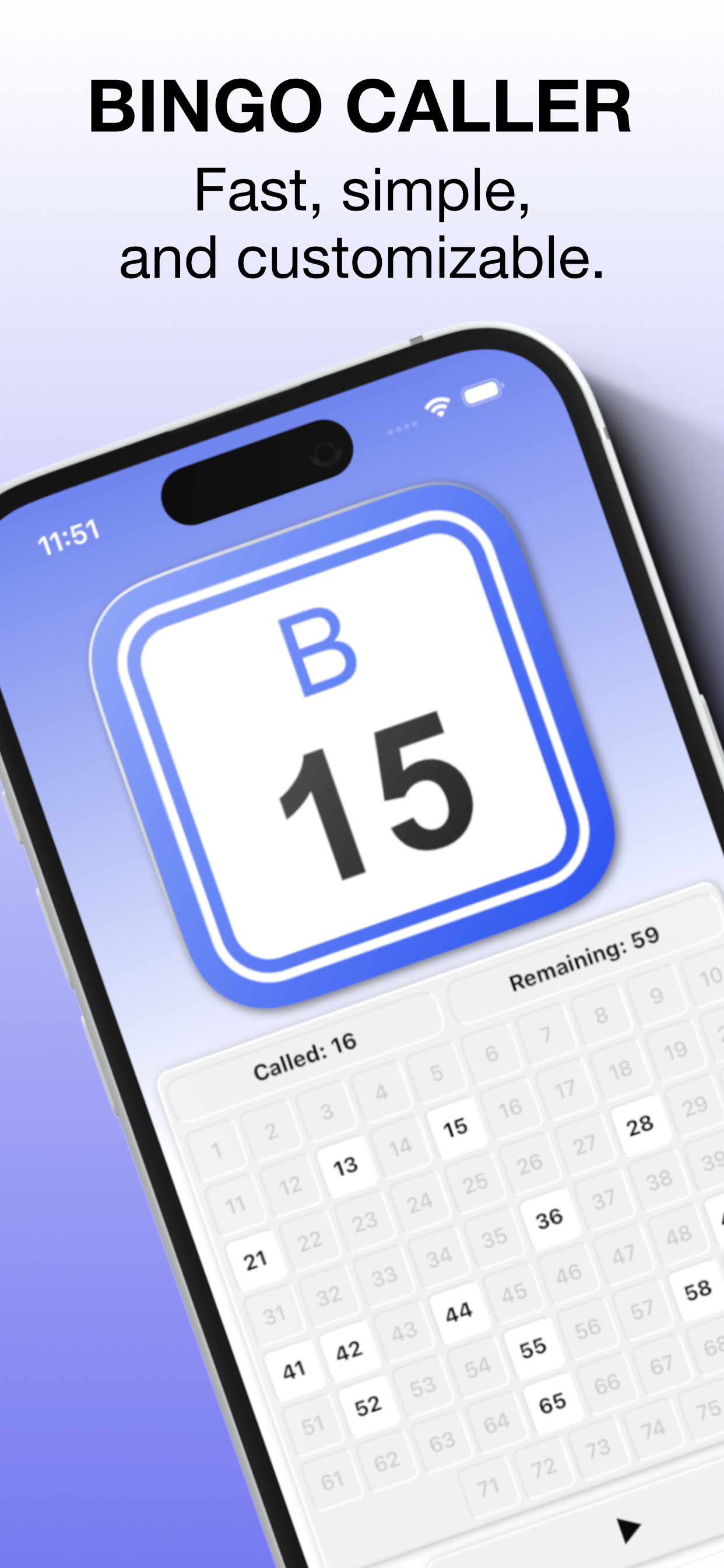 Bingo Go - Caller & Boards