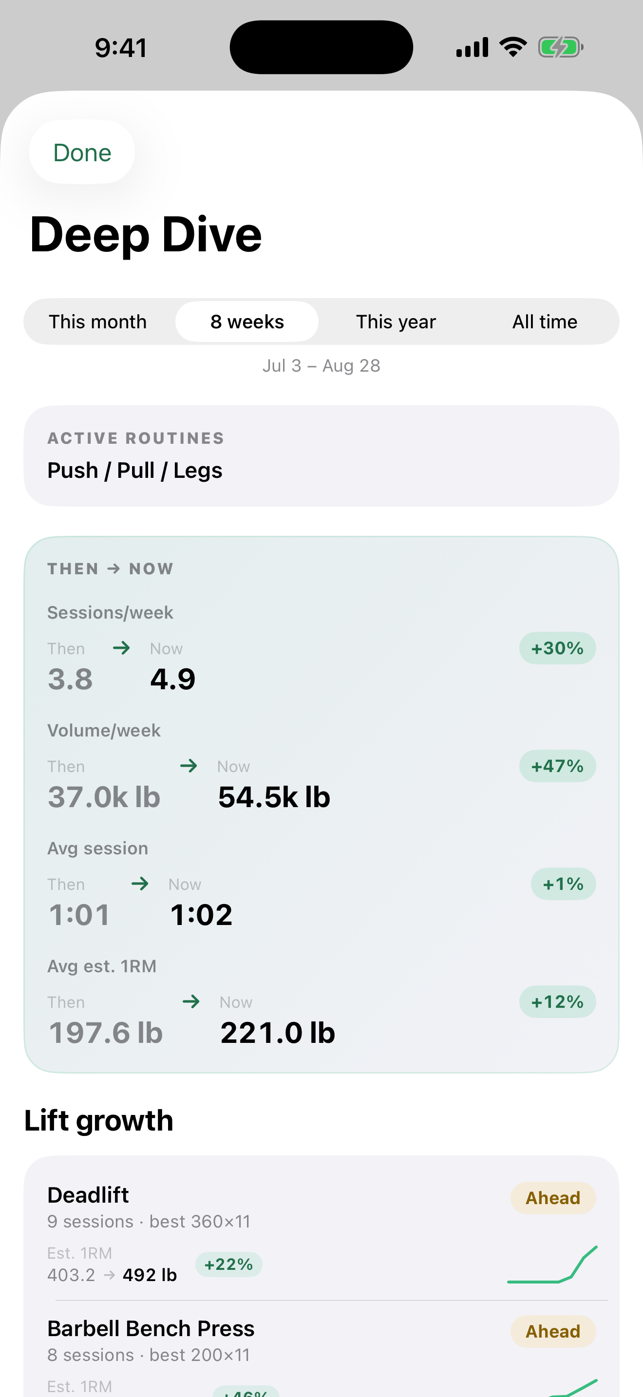 Fuerza: Workout Log & Coach screenshot 7