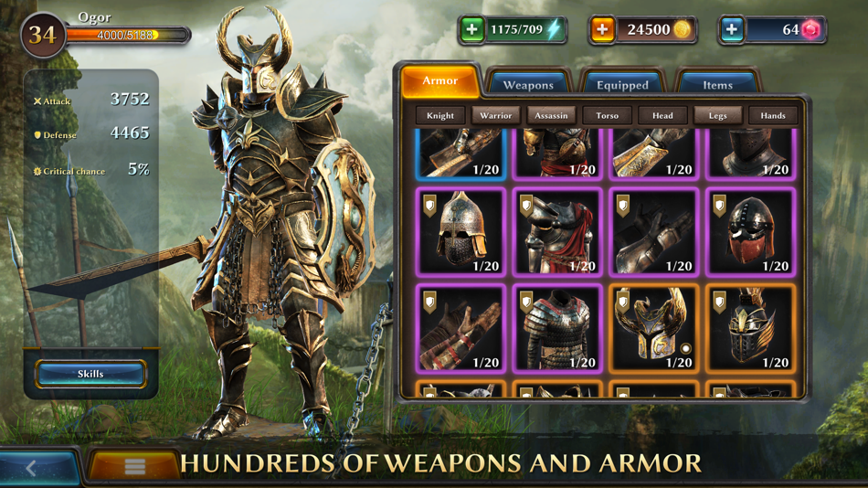 #4. Fight Legends: RPG Action Game (iOS) 由: Dark Curry
