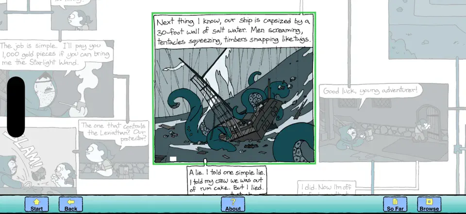 Leviathan: Interactive Comic iPhone Screenshot 3