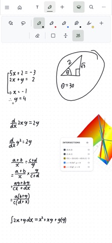 Derive: Handwritten Math Notes iPhone screenshot 2