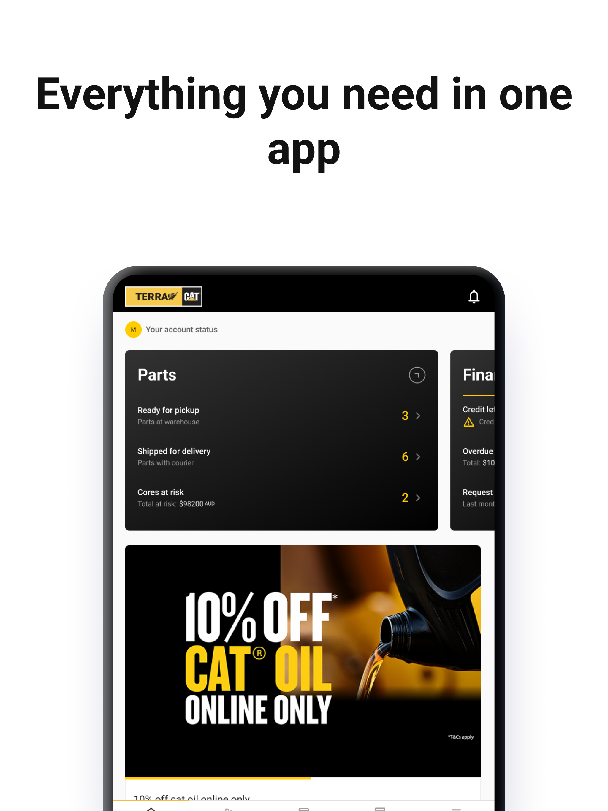 Terra Cat Customer Portal