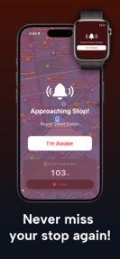 WakeStop: Station Wake Alarm screenshot