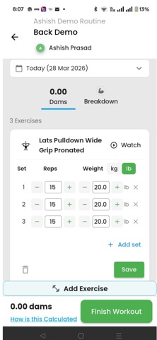 Dashfit Workout Challenge iPhone screenshot
