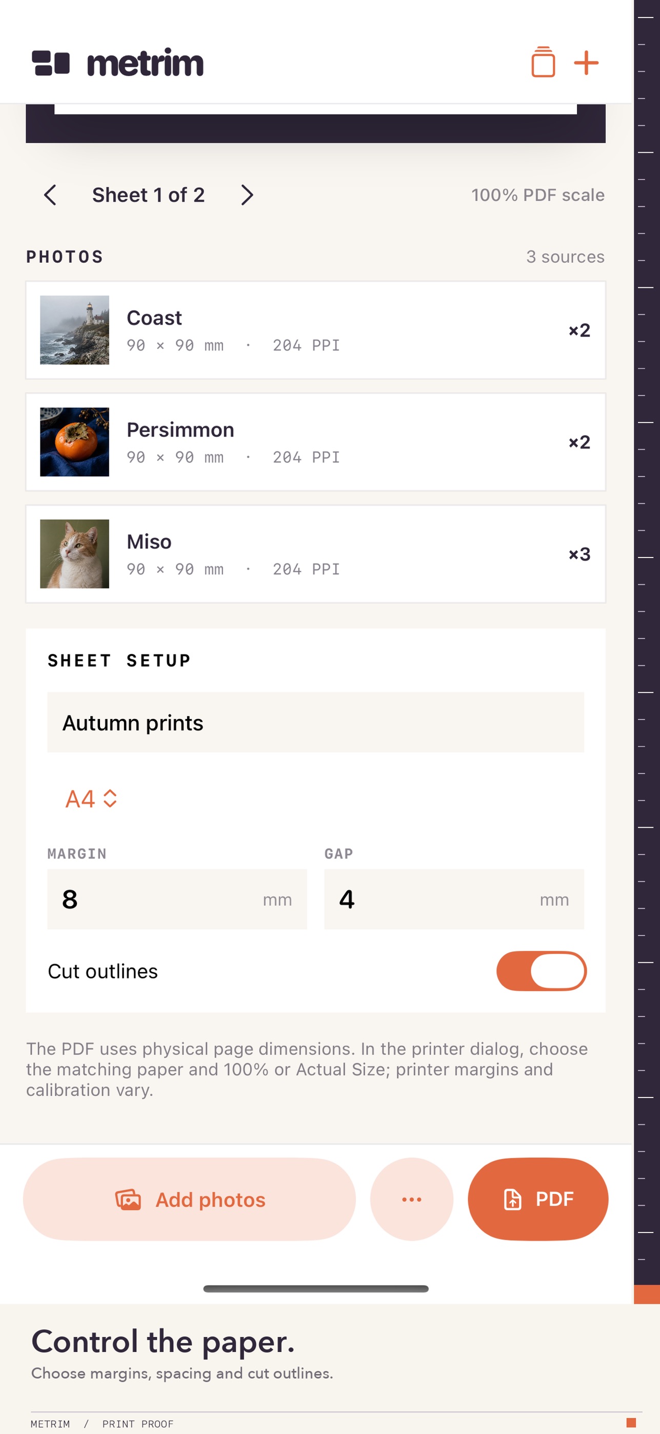 Screenshot 3 of Metrim