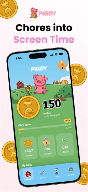 Piggy - Earn Screen Time screenshot 1
