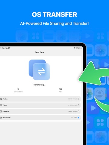AI Transfer - OS Transfer iPad screenshot