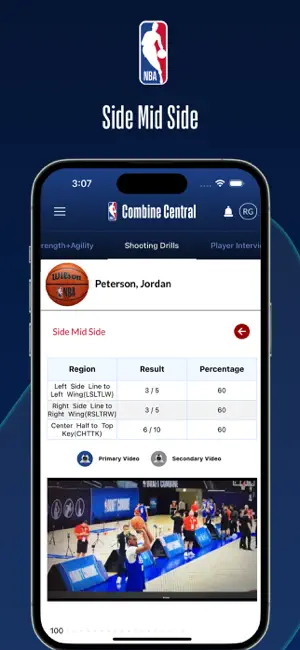 NBA Combine Central screenshot 2