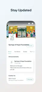 Springs of Hope Foundation screenshot #3 for iPhone