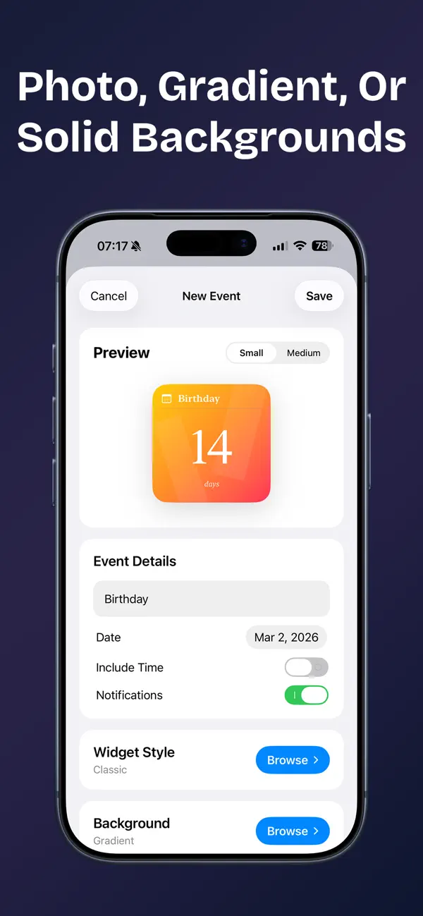 #4. Until - Countdown Widgets (iOS) بواسطة: Avi Shany