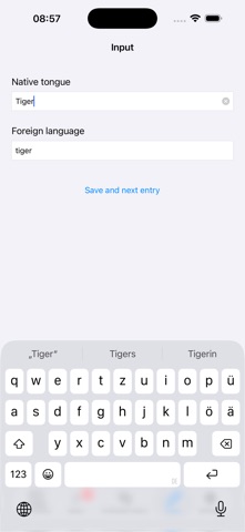 Einfacher Vokabel Trainer Screenshot 5 of 7