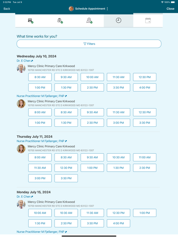 MyMercy iPad screenshot 6 - Medical app