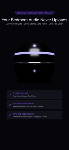 Snore Log · Baro iPhone screenshot