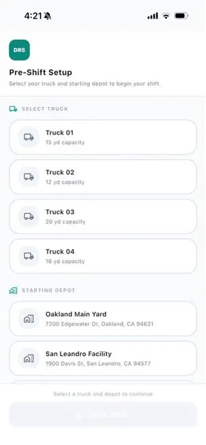 DRSv2 Driver App screenshot 3