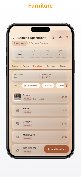 Raíz: Home Renovation Tracker Screenshot 4 of 7
