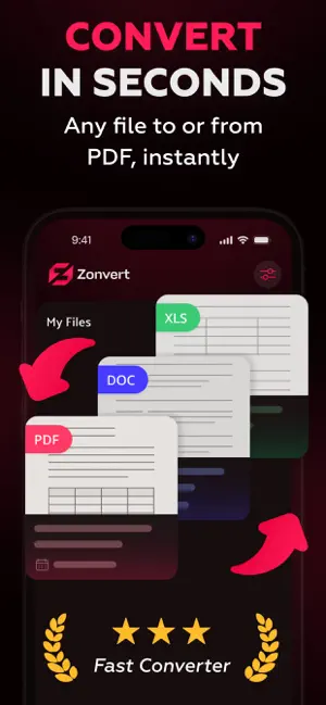 To/From PDF Converter: Zonvert screenshot 1