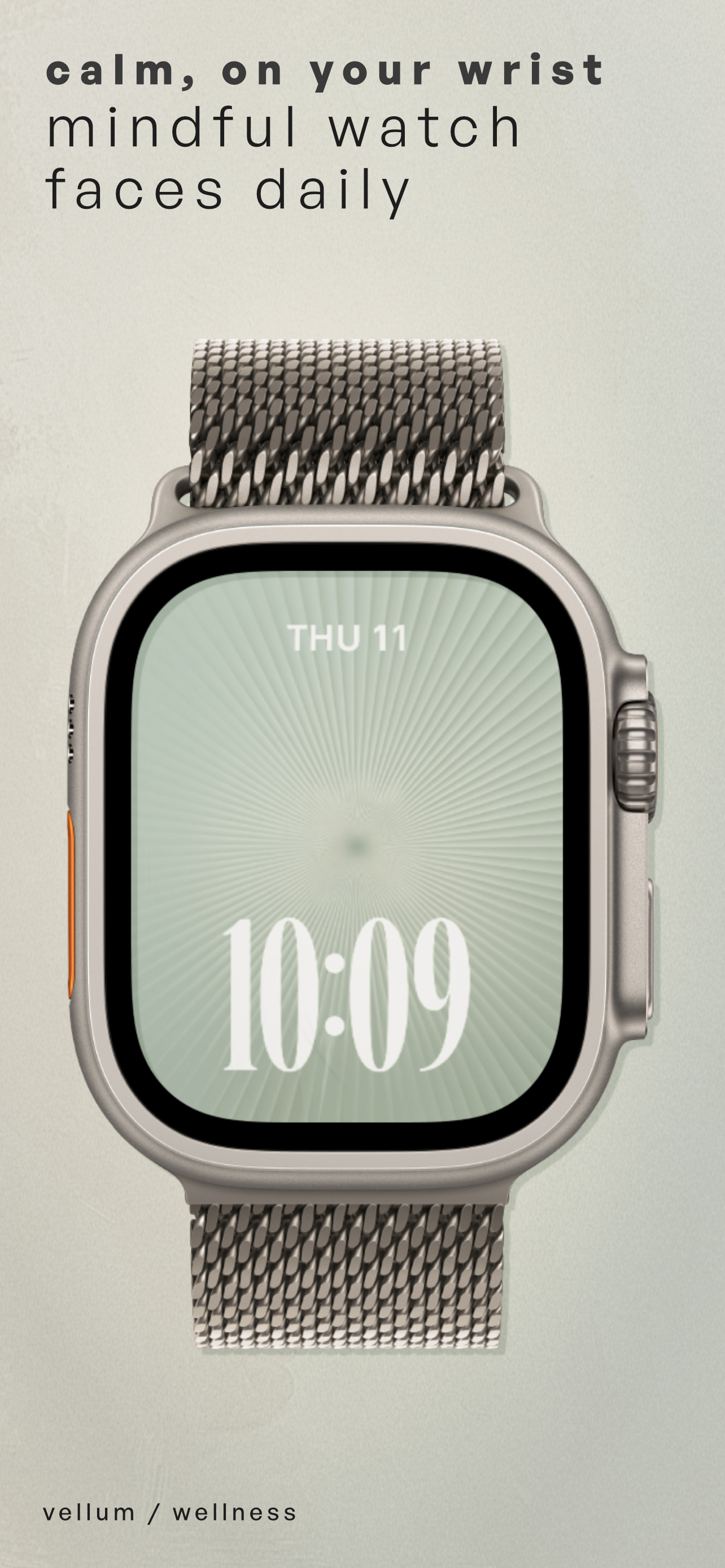 Wellness Aesthetic Watch Face