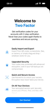 Two Factor: Authenticator screenshot 1