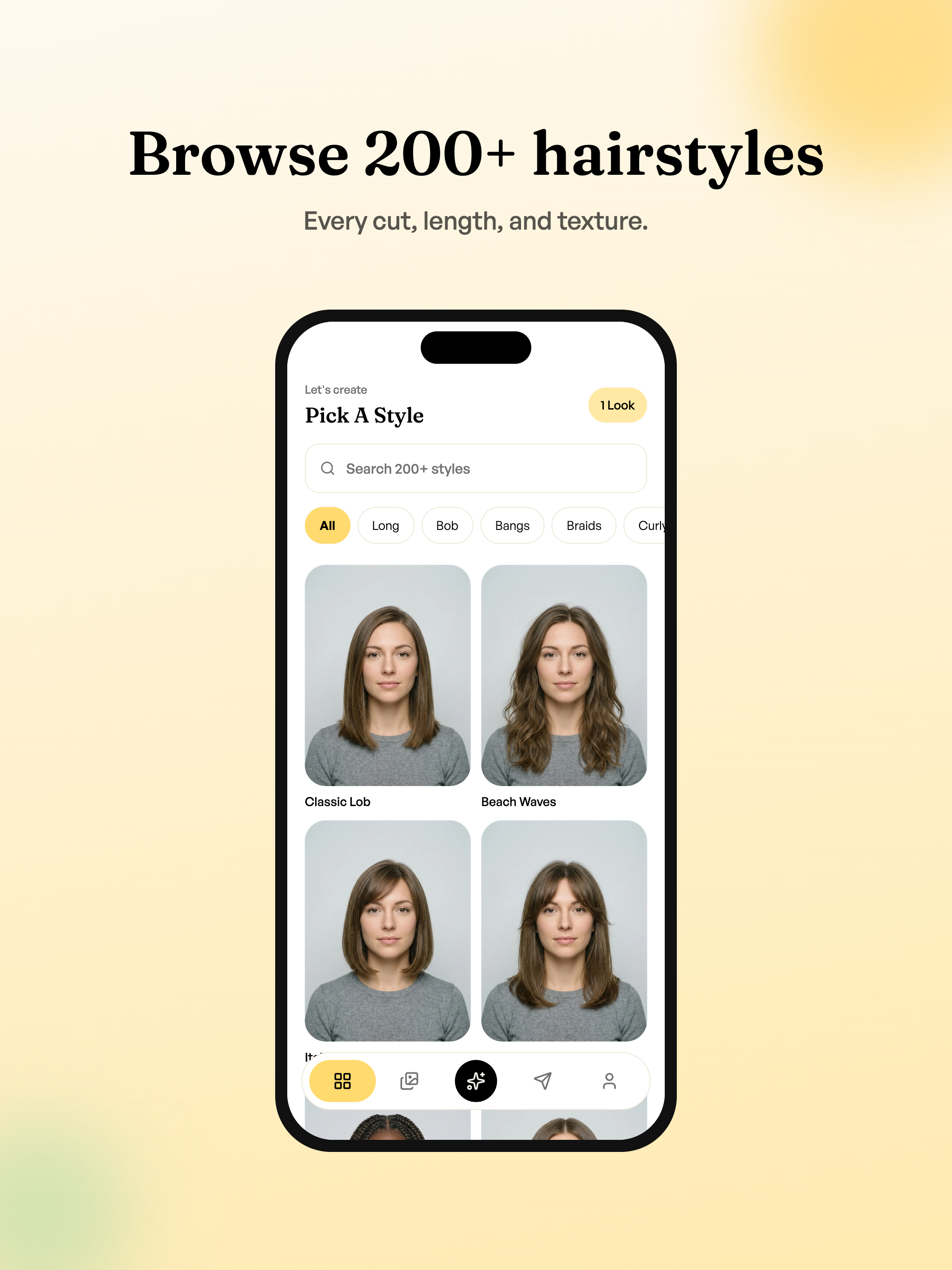 Snip: AI Hairstyle Try-On