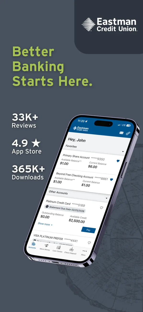 Screenshot #1 pour Eastman Credit Union