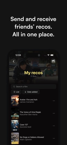 Recomend screenshot