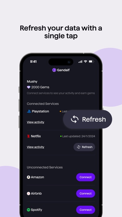 Gandalf - Control Your Data Screenshot