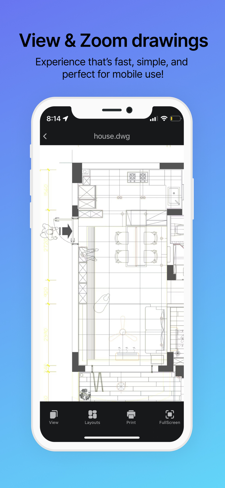 CAD FastView: DWG Viewer screenshot 2