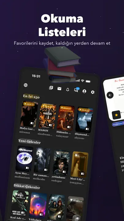 Kittap: Kitap Oku & Hikaye Yaz iPhone Ekran Görüntüsü 5