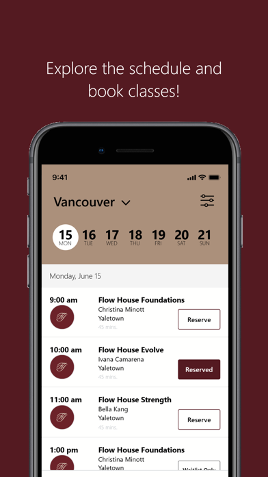 Flohaus Pilates iPhone screenshot 3 - Health & Fitness app