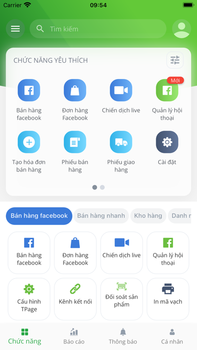 TPOS Quản Lý Bán Hàng Screenshot