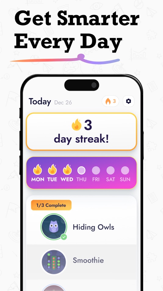 #6. IQ Masters: Brain Games, Tests (iOS) 由: Codeway Dijital Hizmetler Anonim Sirketi