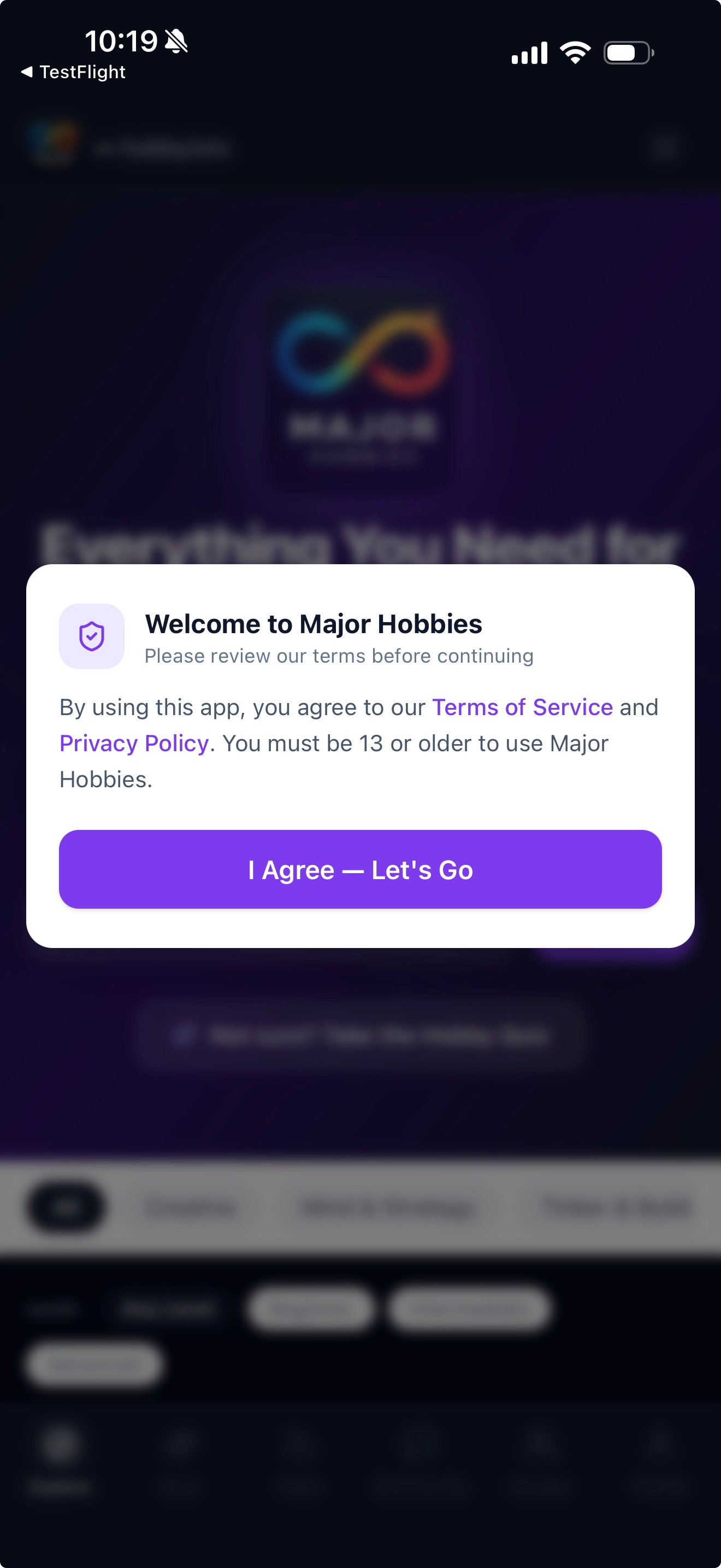 Major Hobbies
