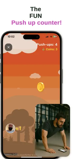 Push-Up Counter: Fitness Game screenshot 2