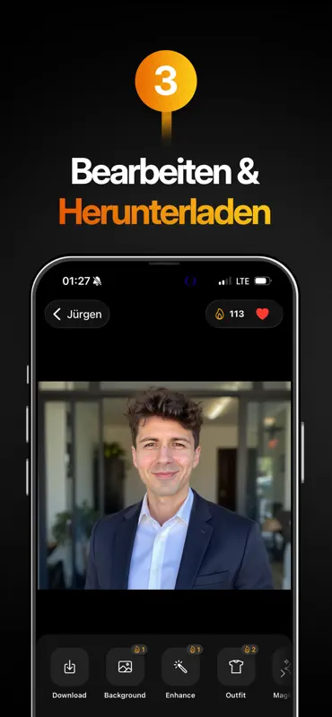 Dr Headshot: KI Bewerbungsfoto screenshot 4 of 4