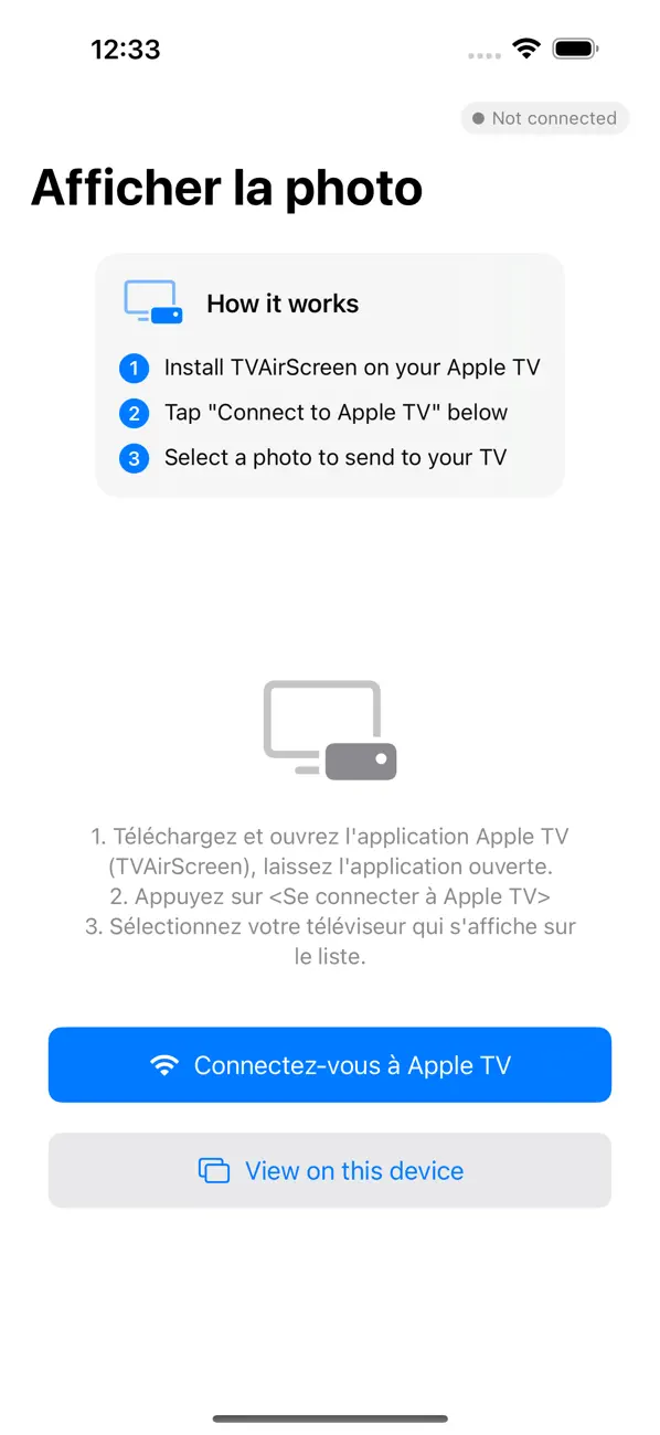 Screenshot #2 pour TVAirScreen