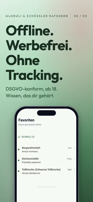 Globuli & Schüßler Ratgeber screenshot 5 of 5