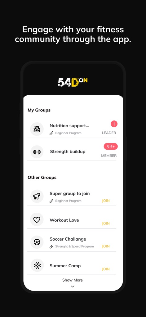 54D On - App de Salud y forma física | MWM