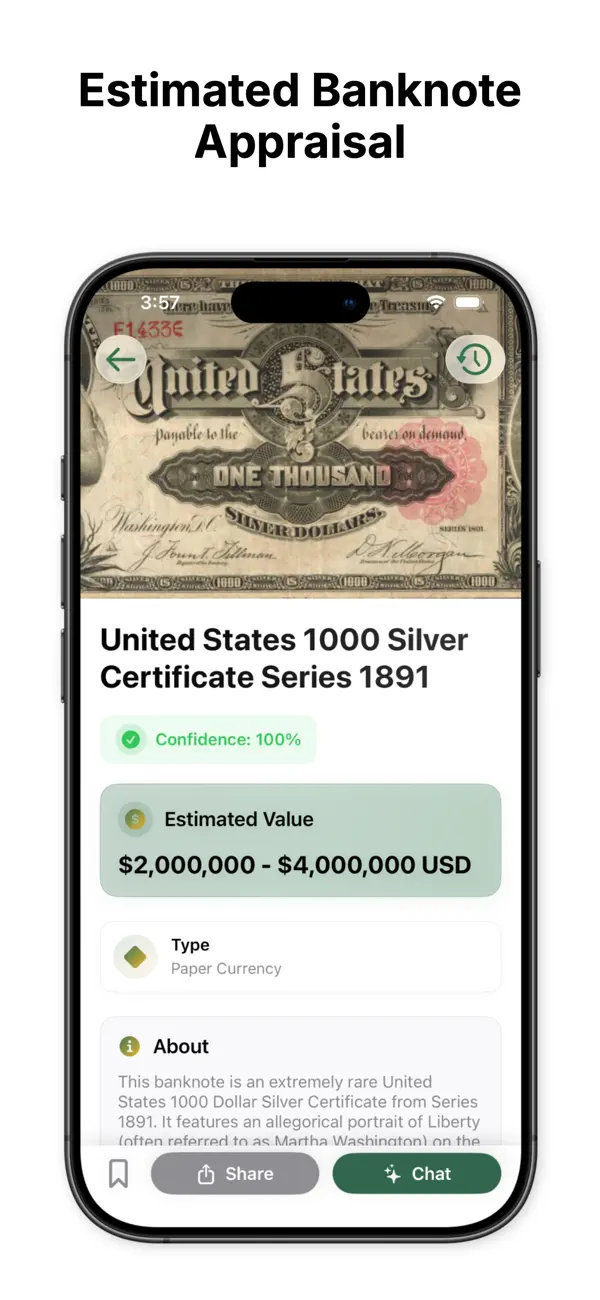 #2. Banknote Identifier: NoteSnap (iOS) Ved: Valerian Kokhreidze