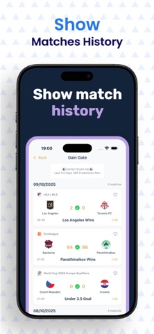 Gaingate Prediction & Analysis iPhone screenshot