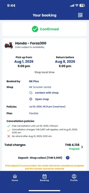 NK Plus: Scooter Rental screenshot 4