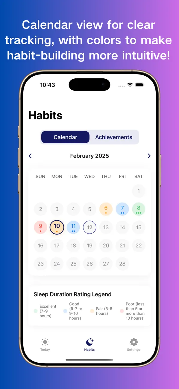 Screenshot #2 pour SleepHabit