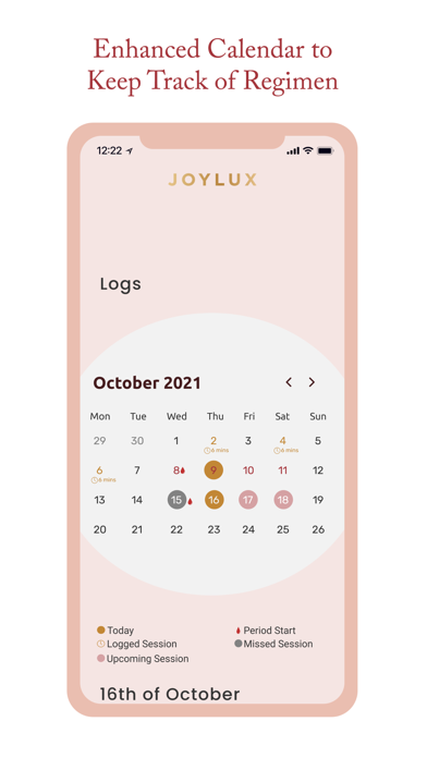 Joylux Menopausal Health App iPhone screenshot 5 - Health & Fitness app