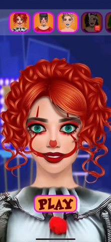 Halloween Makeup Salon Game iPhone screenshot