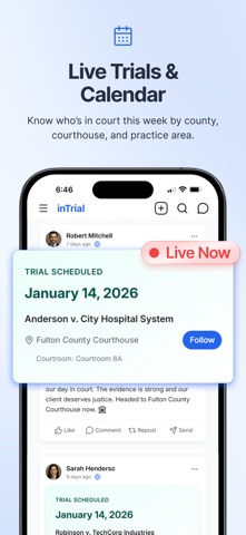 inTrial iPhone screenshot