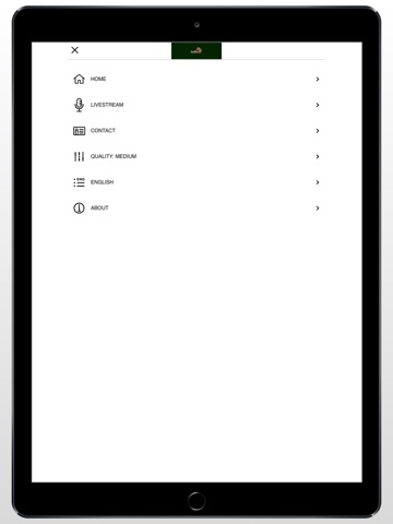 Radio Azania iPad screenshot