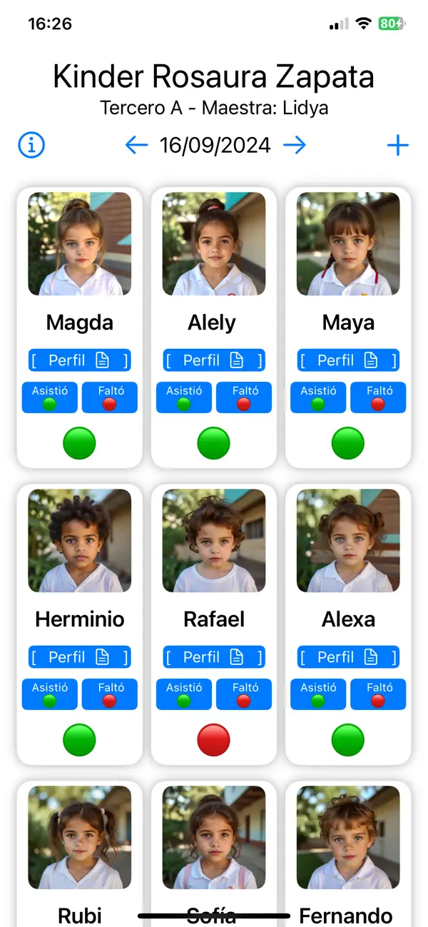 Screenshot #2 pour AsistenciaKinder