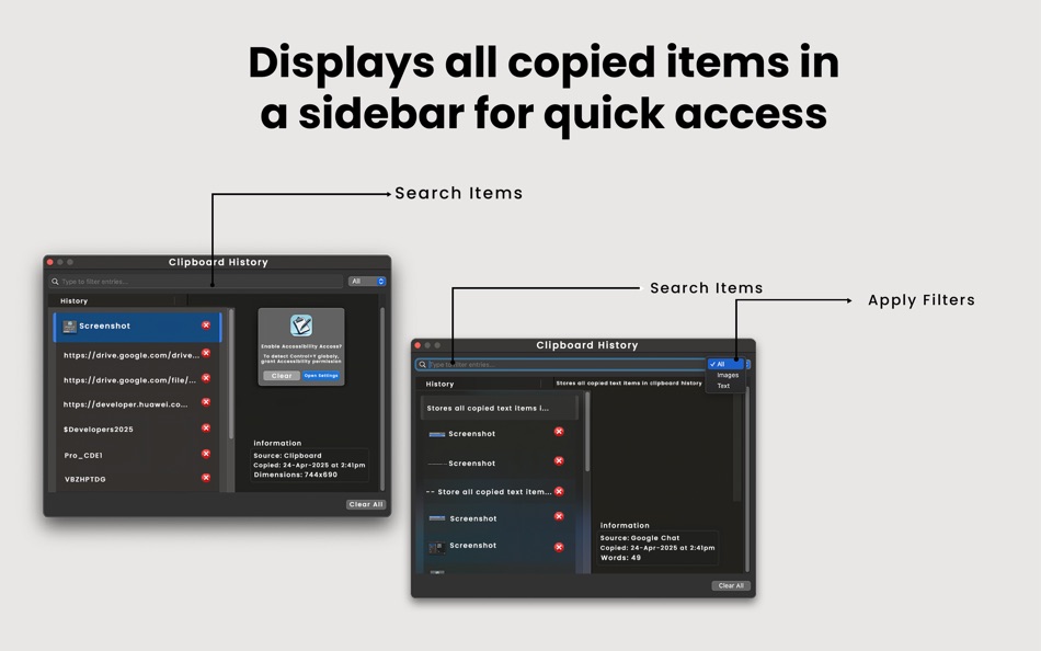 #6. Clipboard Auto Paste Keyboard (macOS) 게시자: Provelopers