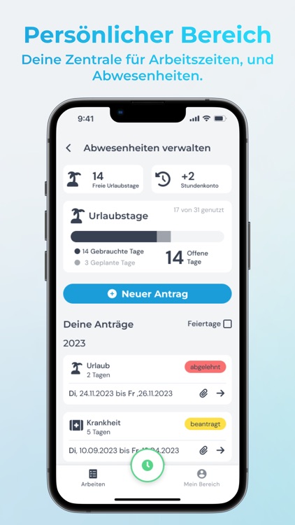 clockin – Zeiterfassung screenshot-4